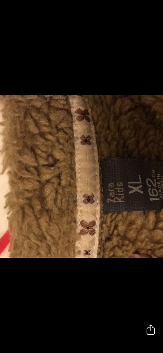 Düğmeli Kahverengi Kız çocuk Yelek - Görsel 5