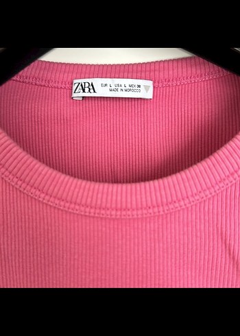 Kadın Pembe Kolsuz Crop Top - Görsel 2