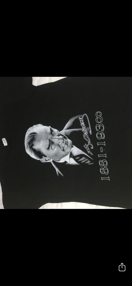 Atatürk baskılı tişört 1881-1938 - Görsel 2