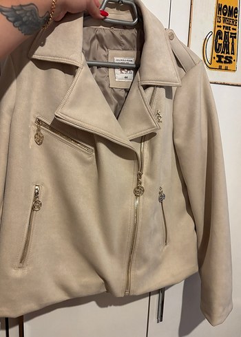 Bej Süet Kadın Kısa Ceket - Görsel 8