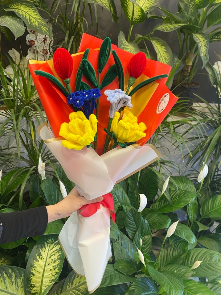 Şönil Pamuk Prenses Buketi - Görsel 2