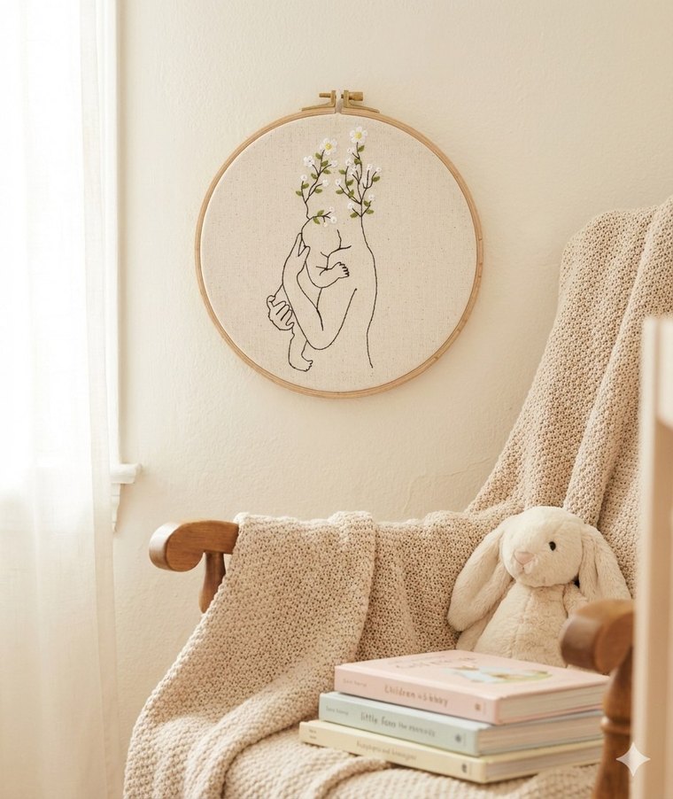  Nakış işlemeli, hediyelik kasnak - Görsel 2