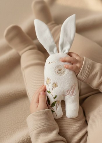 Harf Nakış İşleme Kumaş Oyuncak - Görsel 2