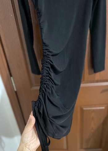 Asimetrik Mini Elbise - Görsel 2