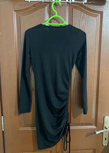 Asimetrik Mini Elbise - Görsel 4