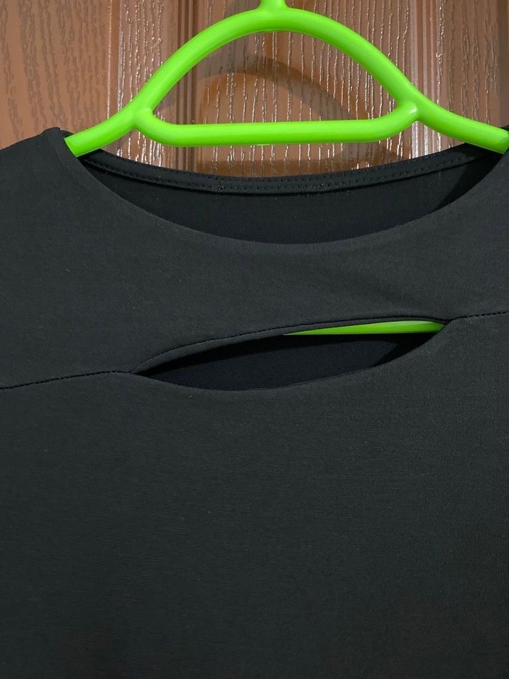 Asimetrik Mini Elbise - Görsel 3