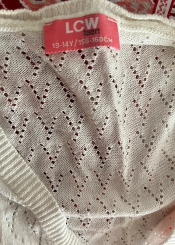 Nakışlı Beyaz Bohem Örgü Yelek - Görsel 4