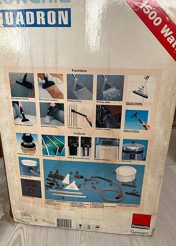 Rowenta Gri Elektrikli Süpürge ve halı yıkama makinesi - Görsel 4