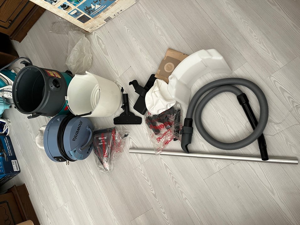 Rowenta Gri Elektrikli Süpürge ve halı yıkama makinesi - Görsel 5