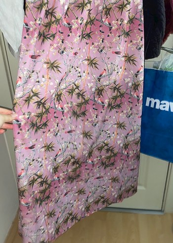 Pembe Bohem Salaş Uzun Elbise - Görsel 8