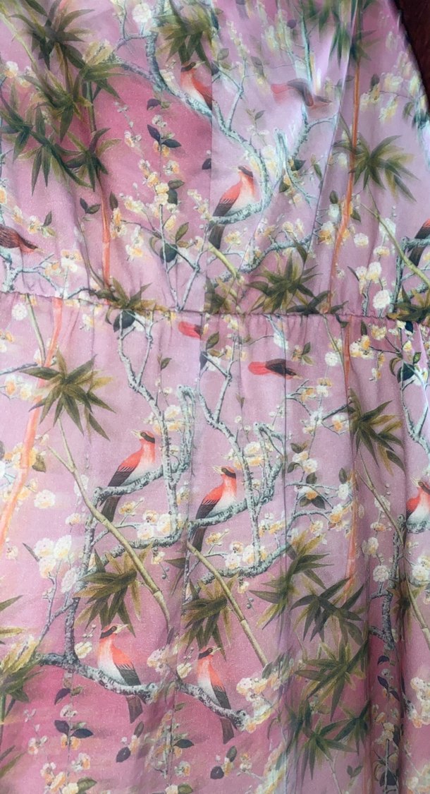 Pembe Bohem Salaş Uzun Elbise - Görsel 4