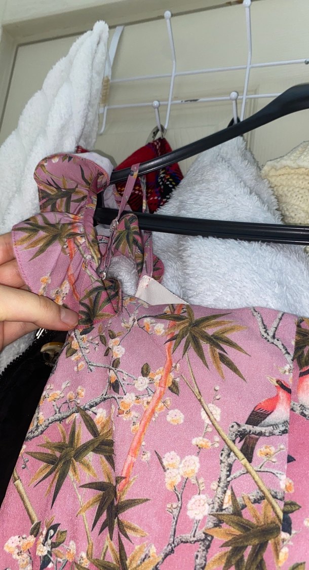 Pembe Bohem Salaş Uzun Elbise - Görsel 5