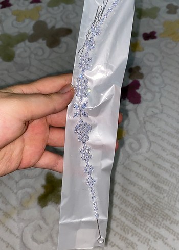 Beyaz Payetli Kadın Saç Aksesuarı - Görsel 3