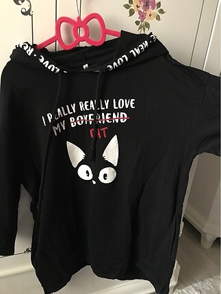 Defacto yarım kollu oversize sweat