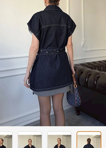 zımbalı kot Jean - Görsel 2