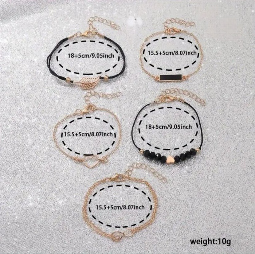 Siyah Boncuklu Kadın Kol Saati - Görsel 3