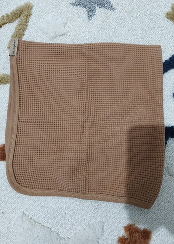 Kahverengi Örgü Kısa Kollu Bebek Body - Görsel 5