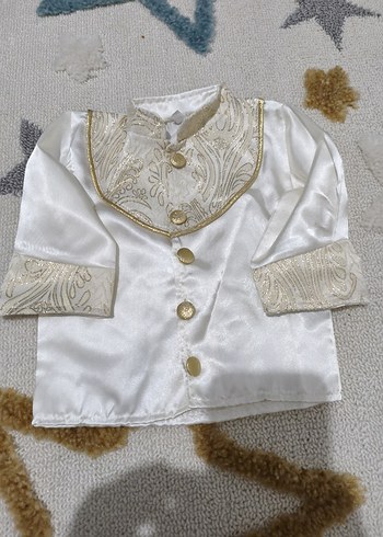 Beyaz İşlemeli Çocuk Mevlüt &Sünnet Takımı - Görsel 3