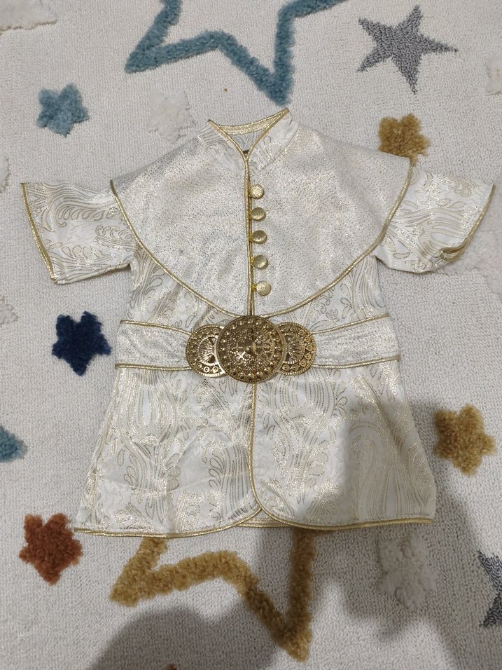 Beyaz İşlemeli Çocuk Mevlüt &Sünnet Takımı - Görsel 5