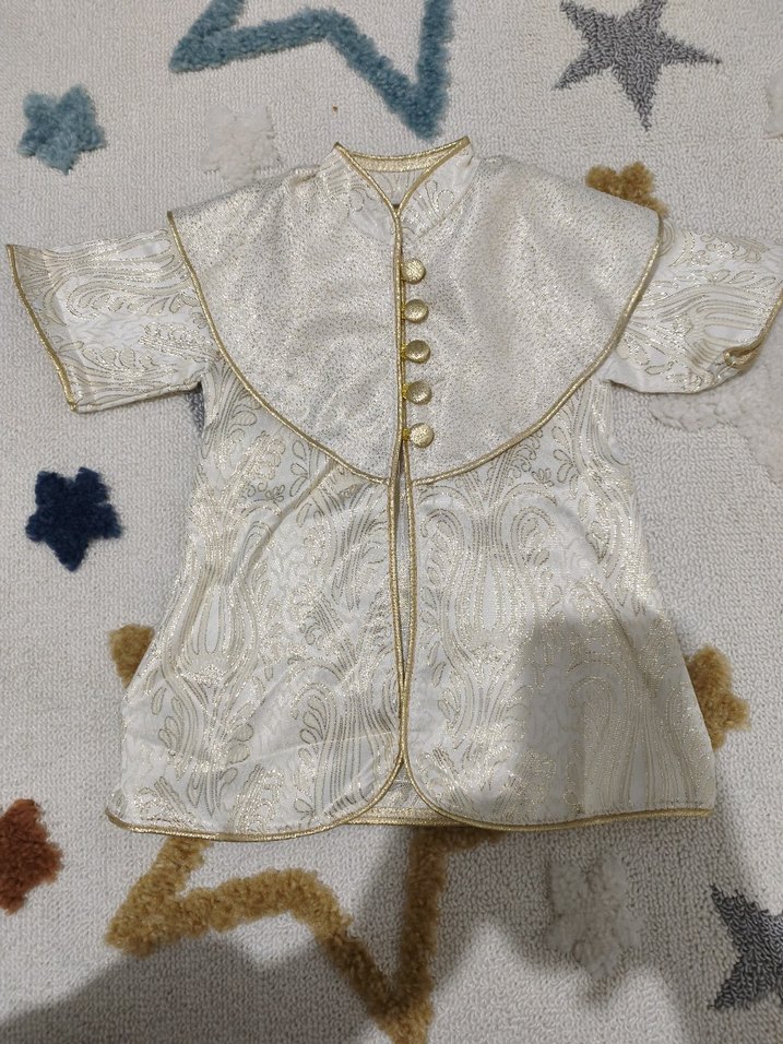 Beyaz İşlemeli Çocuk Mevlüt &Sünnet Takımı - Görsel 4