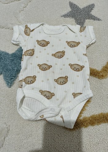 Ayıcık Desenli Örgü Bebek Takımı - Görsel 4