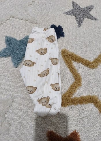 Ayıcık Desenli Örgü Bebek Takımı - Görsel 3