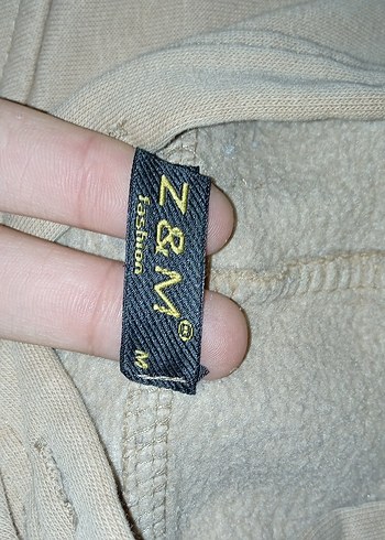 Bej Kapüşonlu Kadın Sweatshirt - Görsel 3