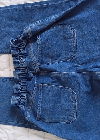 Kadın Mavi kot Pantolon - Görsel 3