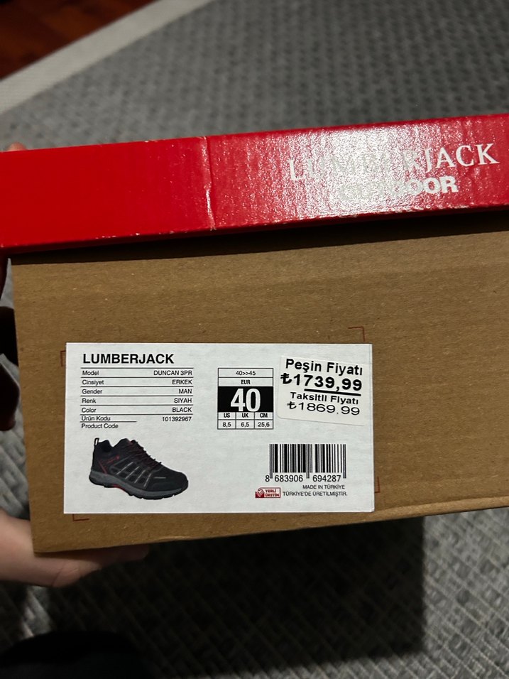 Kırmızı Lumberjack Outdoor - Görsel 2