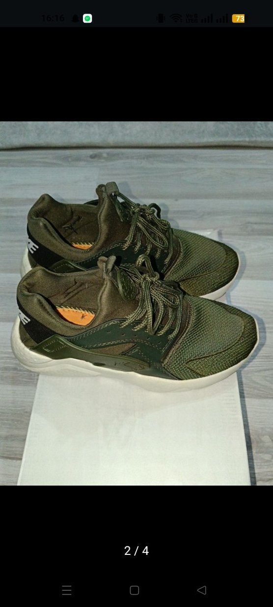 Kamuflaj Desenli Haki Kadın Spor Ayakkabı - Görsel 2