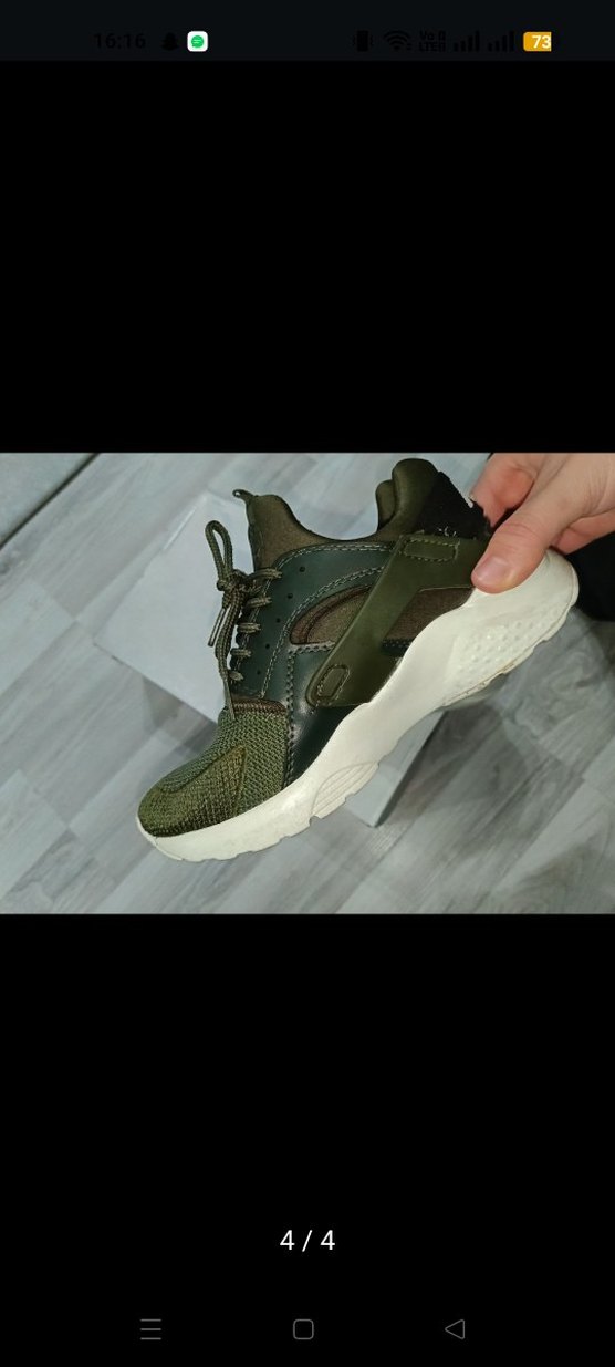 Kamuflaj Desenli Haki Kadın Spor Ayakkabı - Görsel 4