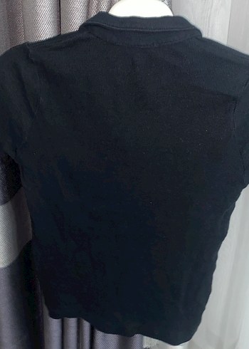 Siyah Düğmeli Polo Tişört (M BEDEN) - Görsel 2