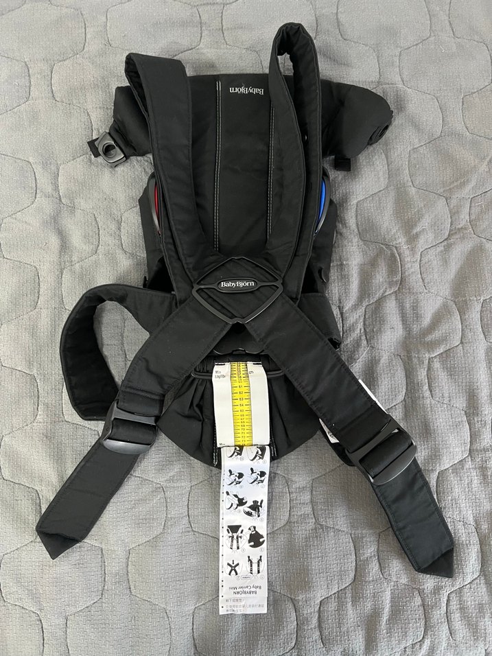 Babybjörn Kanguru 3D Cotton Woven/Black - Görsel 2