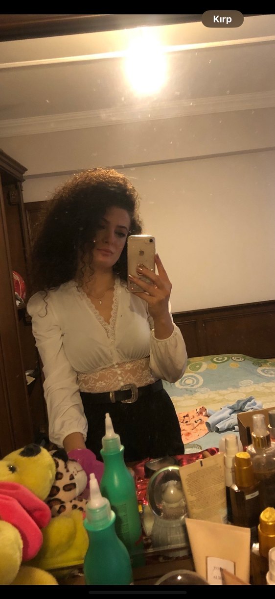 Beyaz dantekli crop - Görsel 2