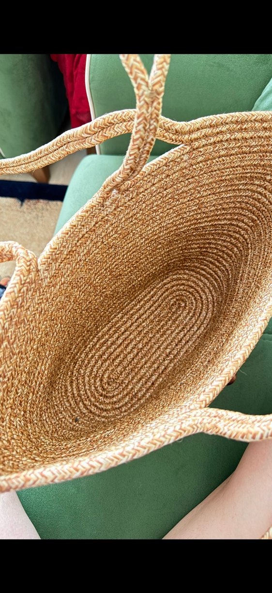 Bohem Tarz Kahverengi Örgü Kadın Çanta - Görsel 2