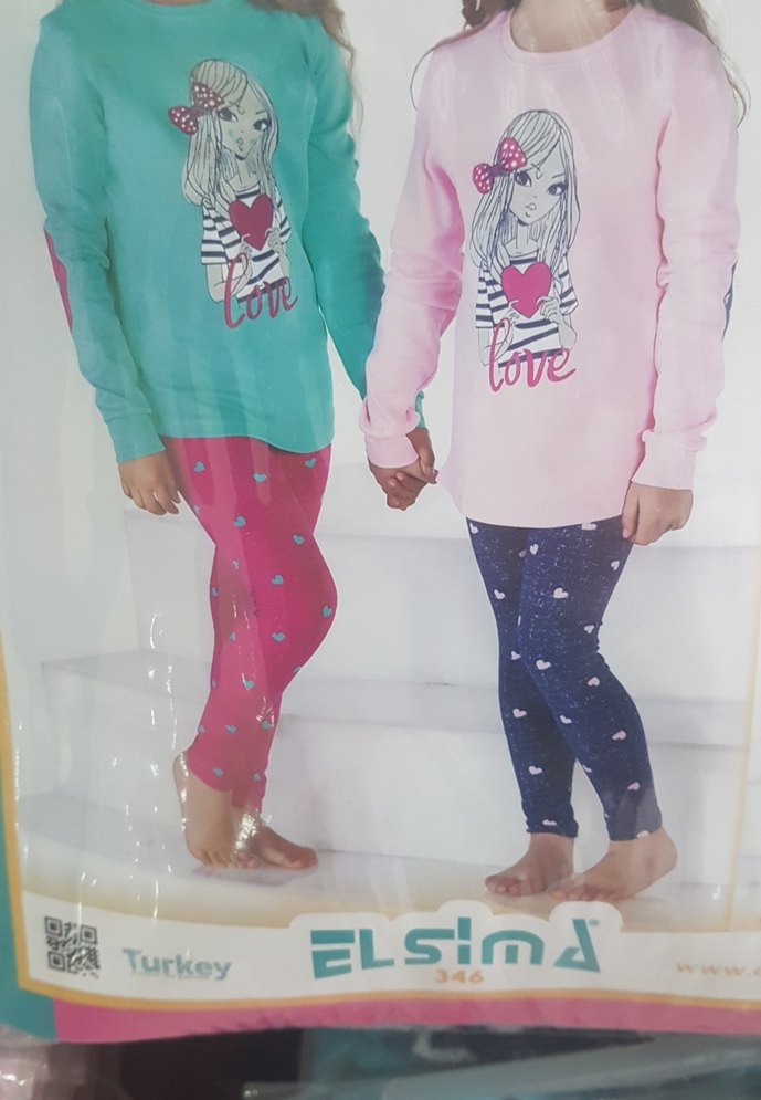 uzun kol tayt takım çocuk( 1 7 yaş arası) - Görsel 2