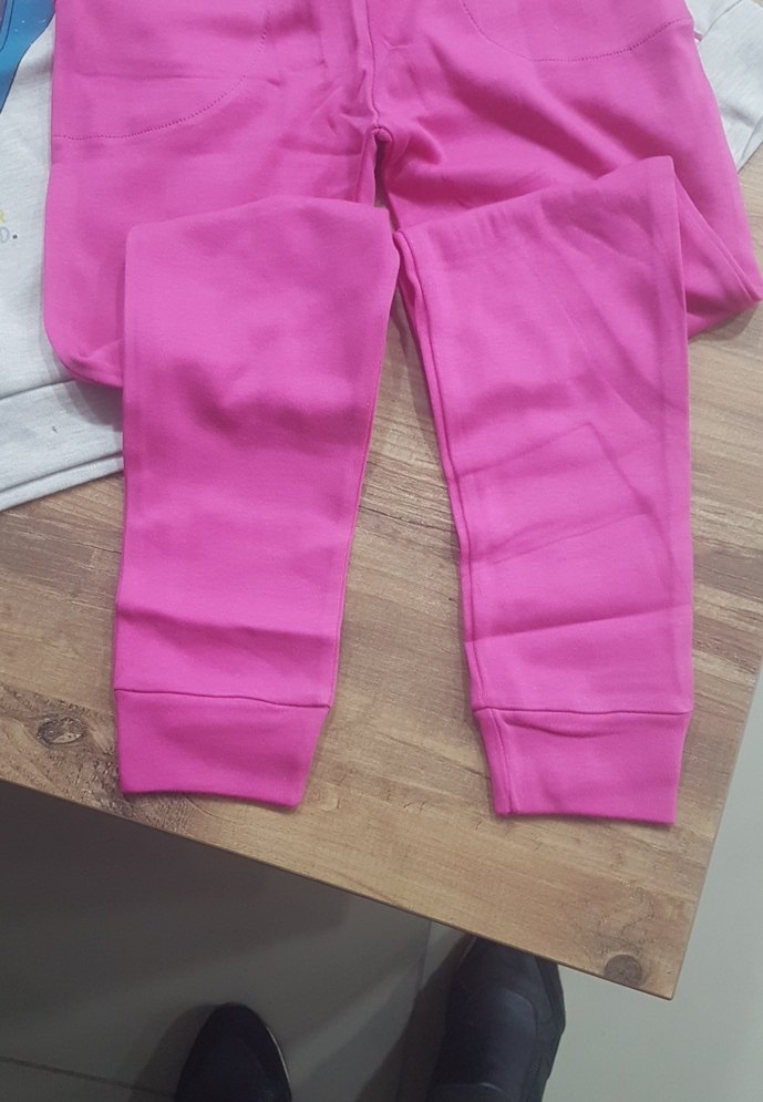 Gri kız çocuk eşofman takımı - Görsel 4