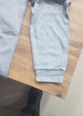 Kız Çocukuzun kol  Desenli koton Eşofman Takımı - Görsel 4