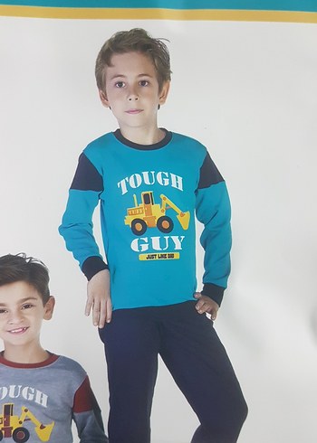 Erkek Çocuk Renkli Baskılı eşortman takımı - Görsel 2