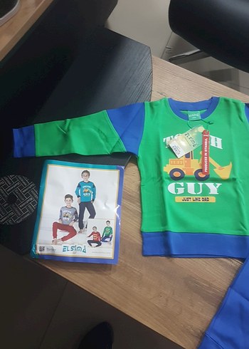 Erkek Çocuk Renkli Baskılı eşortman takımı - Görsel 6