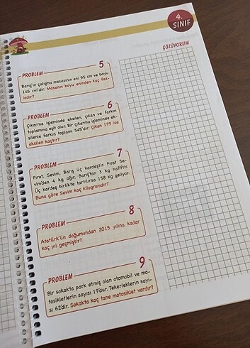  Beden 4. Sinif matematik defterim