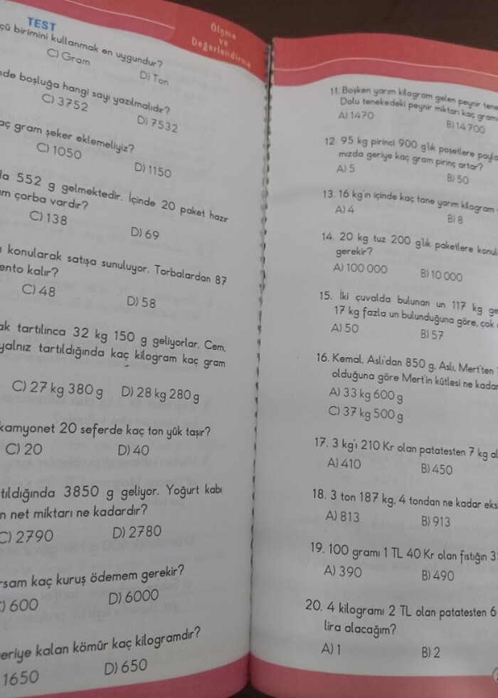 4. Sinif Tum dersler - Görsel 4