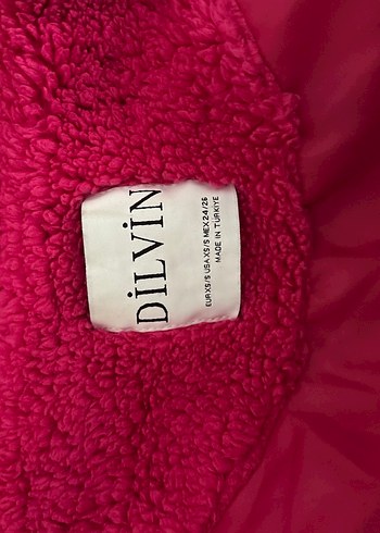 Pembe Kısa Peluş Kadın Ceket - Görsel 3