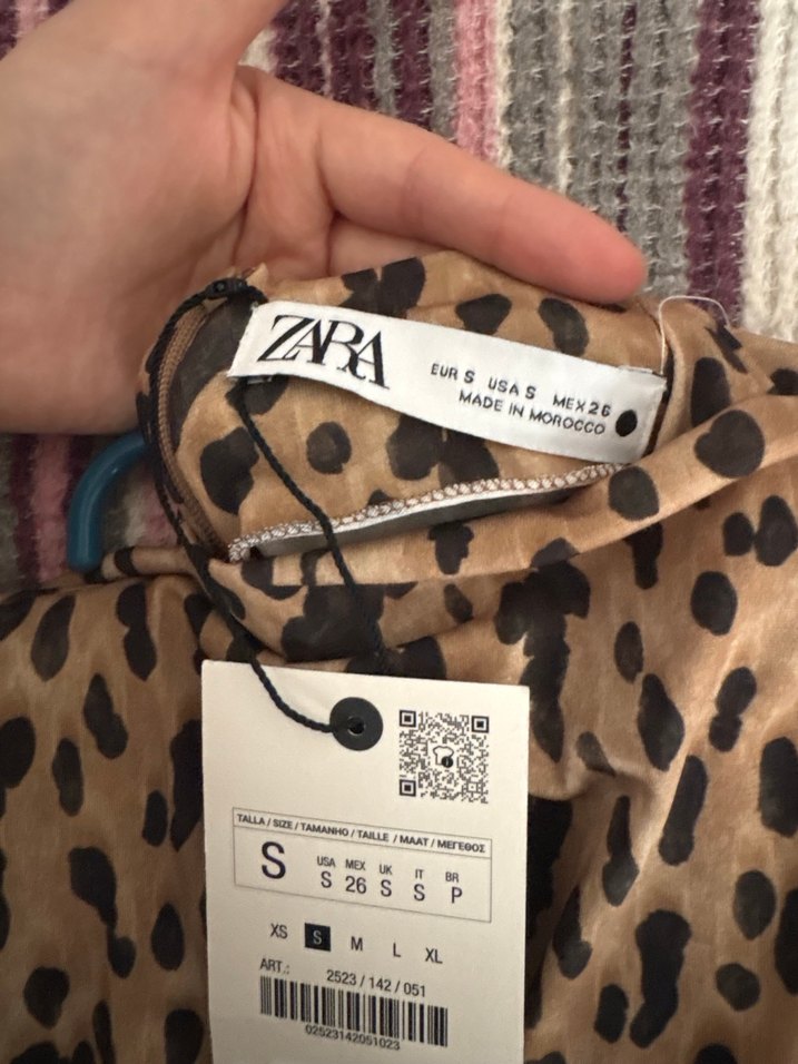 Drapeli V Yaka Midi Elbise - Kahverengi - Görsel 2