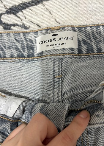 Gri Rahat Kesim Kadın Kot Pantolon - Görsel 4