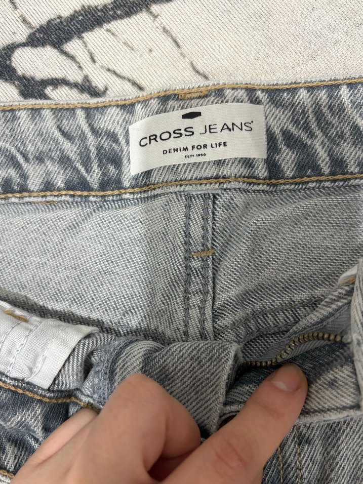 Gri Rahat Kesim Kadın Kot Pantolon - Görsel 4