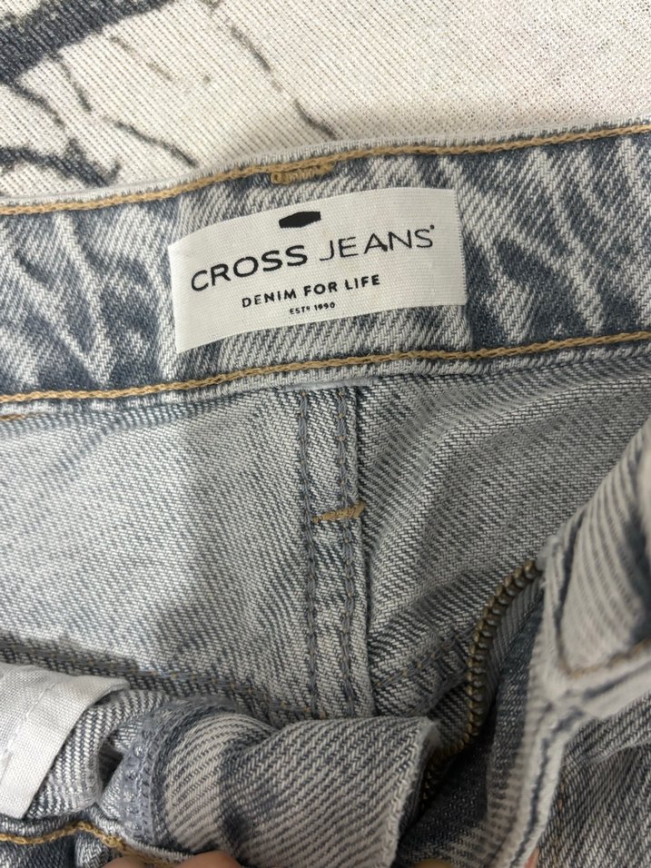 Gri Rahat Kesim Kadın Kot Pantolon - Görsel 3