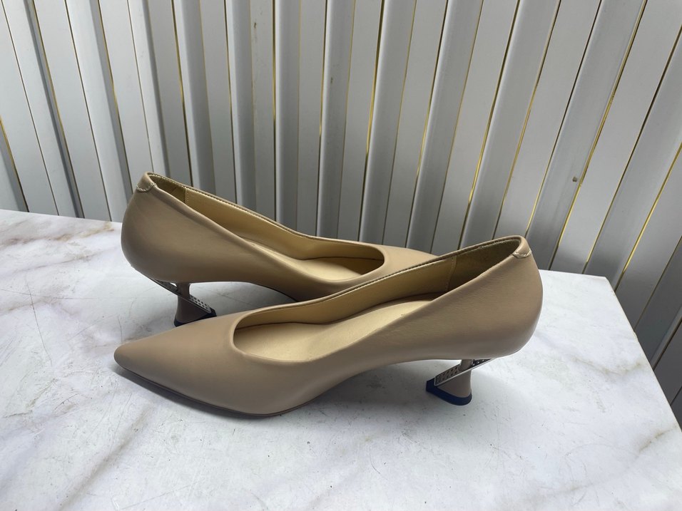 Bej Kadın Stiletto Topuklu Ayakkabı - Görsel 2