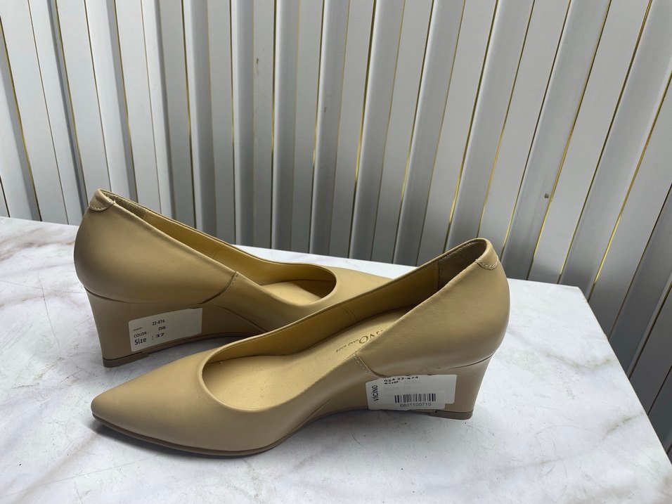 Bej Kadın Dolgu Topuk Stiletto - Görsel 2