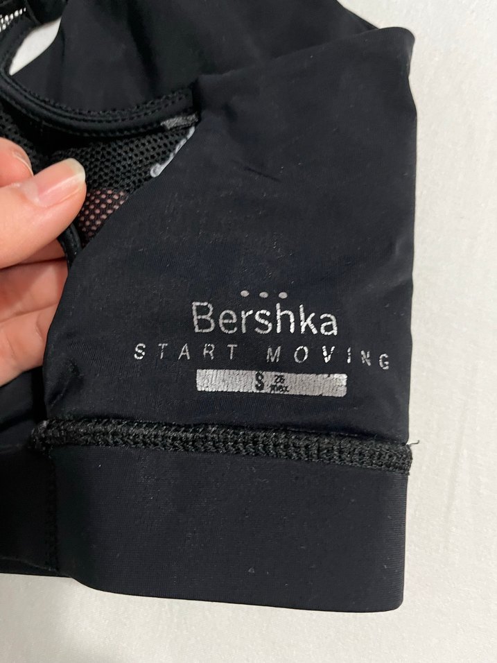 Siyah Bershka Sporcu Sütyeni - Görsel 3